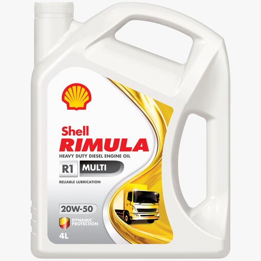 Pack shot Shell Rimula R1 Multi 4L