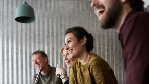 Work Colleagues in a meeting