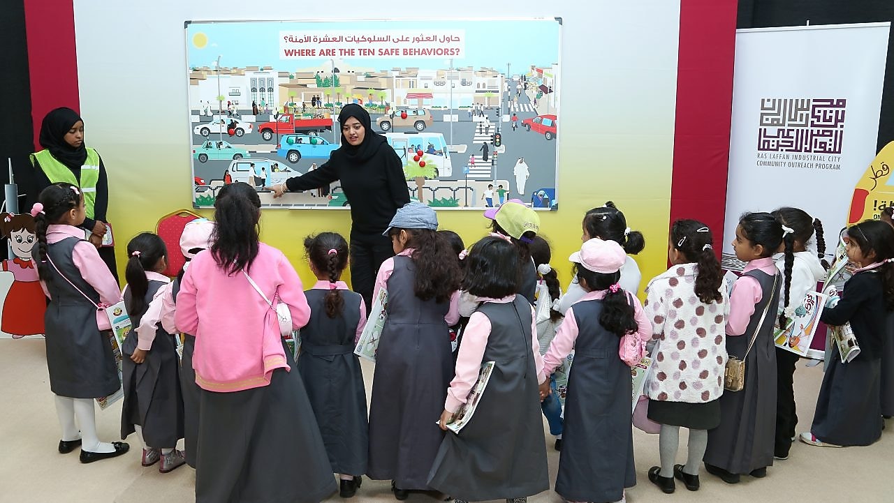 road safety exhibition in Qatar